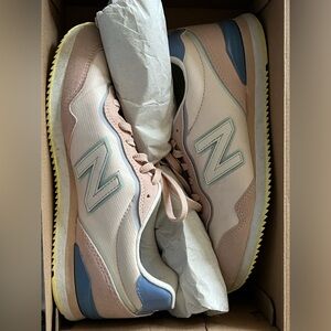 New Balance Women's Pink and Blue Sneakers